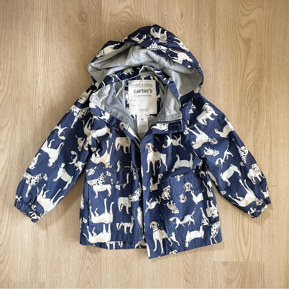 Carters Dog and Puppy Rain Jacket 4T